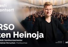 Sten Heinoja soleerib Eesti Riikliku Sümfooniaorkestri ees